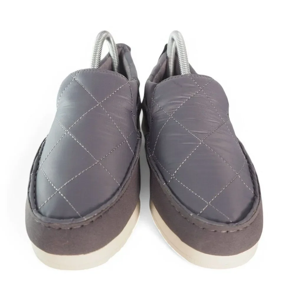 Sperry Moc-Sider Quilted Nylon Casual Shoes Grey STS87050‎ Women's 8M
